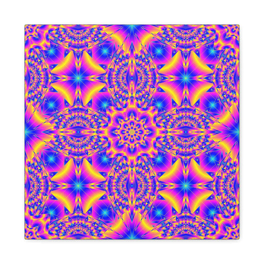 Psychedelic Kaleidoscope Canvas