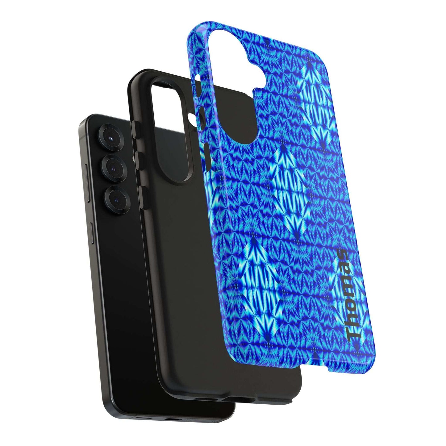 Blue Tribal Pattern Tough Phone Case