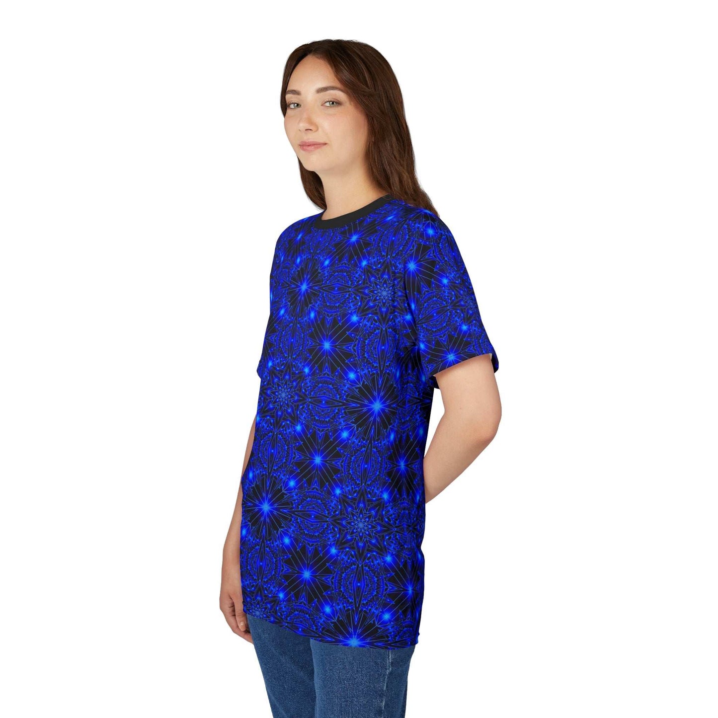 Blue Kaleidoscope All-Over Print Tee