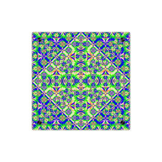 Psychedelic Kaleidoscope Acrylic Wall Art Panel