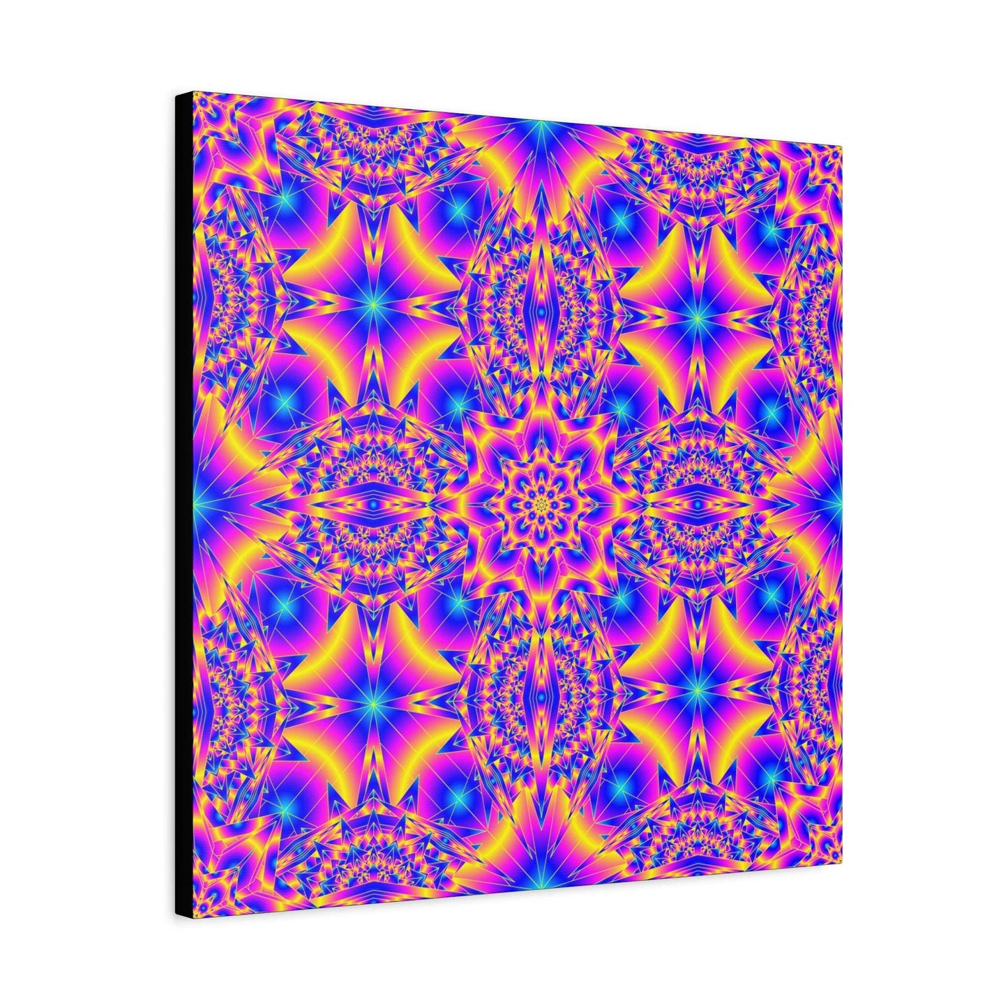 Psychedelic Kaleidoscope Canvas