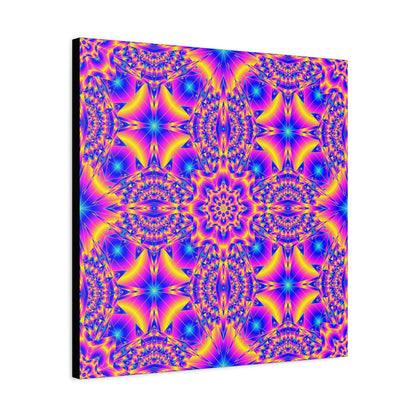 Psychedelic Kaleidoscope Canvas