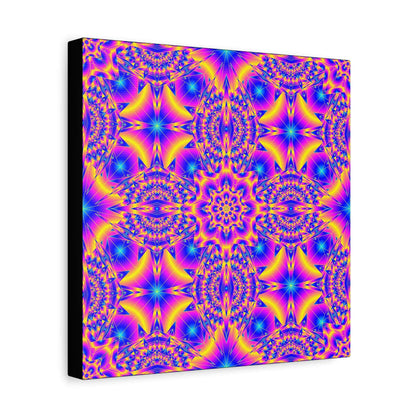Psychedelic Kaleidoscope Canvas