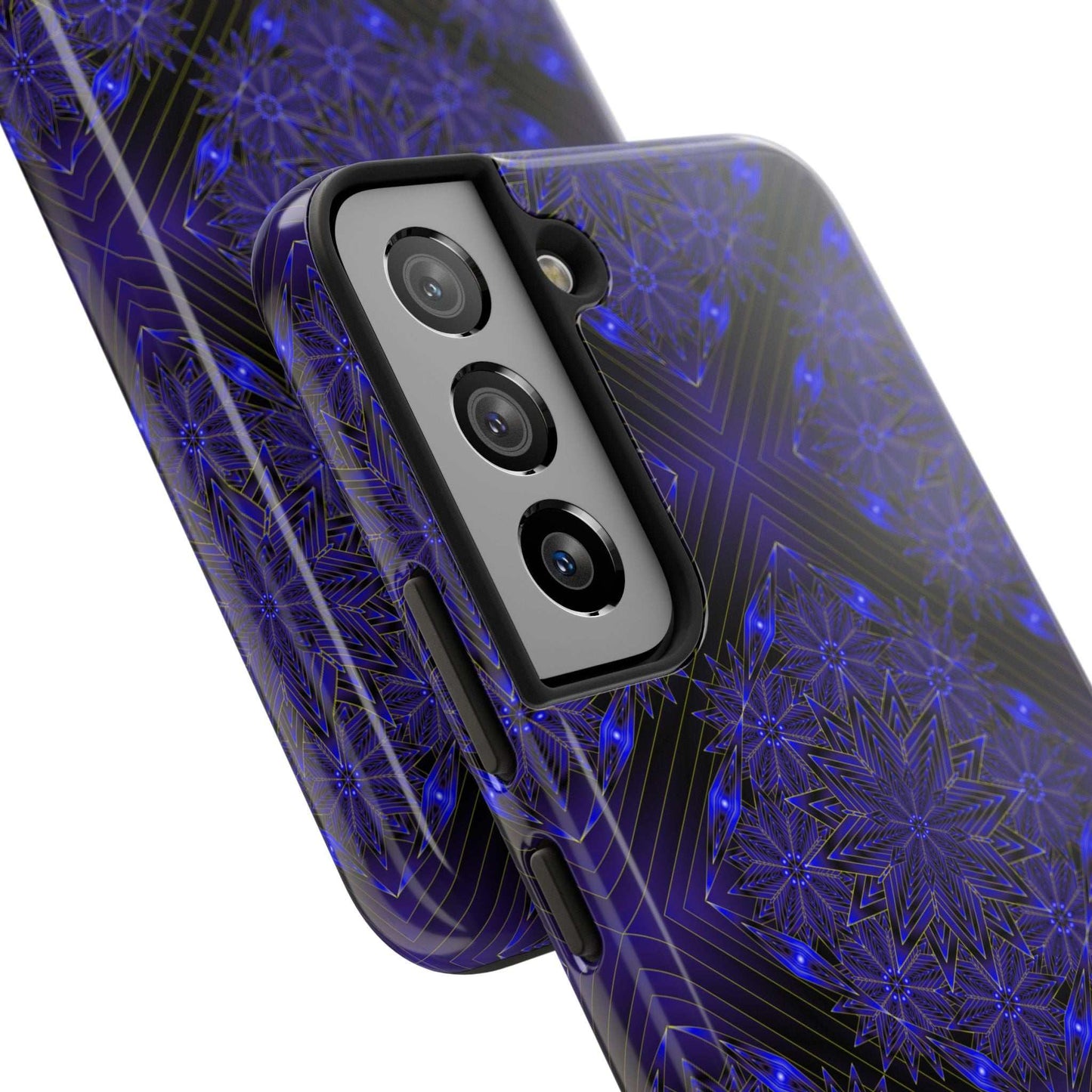 Blue Mandala Tough Phone Case — Protective Personalized Phone Cover