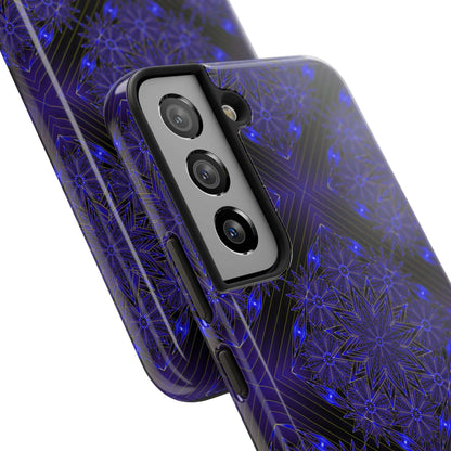 Blue Mandala Tough Phone Case — Protective Personalized Phone Cover