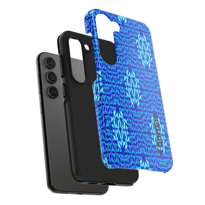 Blue Tribal Pattern Tough Phone Case