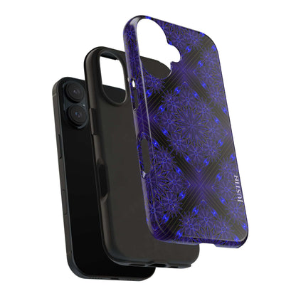 Blue Mandala Tough Phone Case — Protective Personalized Phone Cover