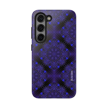Blue Mandala Tough Phone Case — Protective Personalized Phone Cover