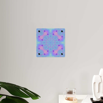 Acrylic Panel — Pastel Kaleidoscope Mandala Wall Art