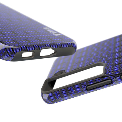 Personalized Blue Tribal Tough Phone Case — Custom Name Phone Case