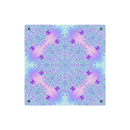 Acrylic Panel — Pastel Kaleidoscope Mandala Wall Art