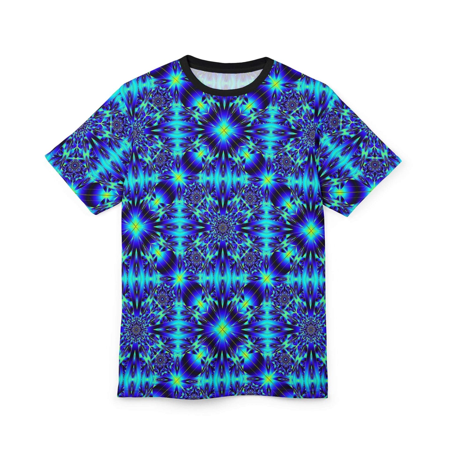 Blue Kaleidoscope All-Over Print Tee