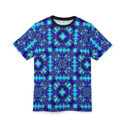 Blue Kaleidoscope All-Over Print Tee