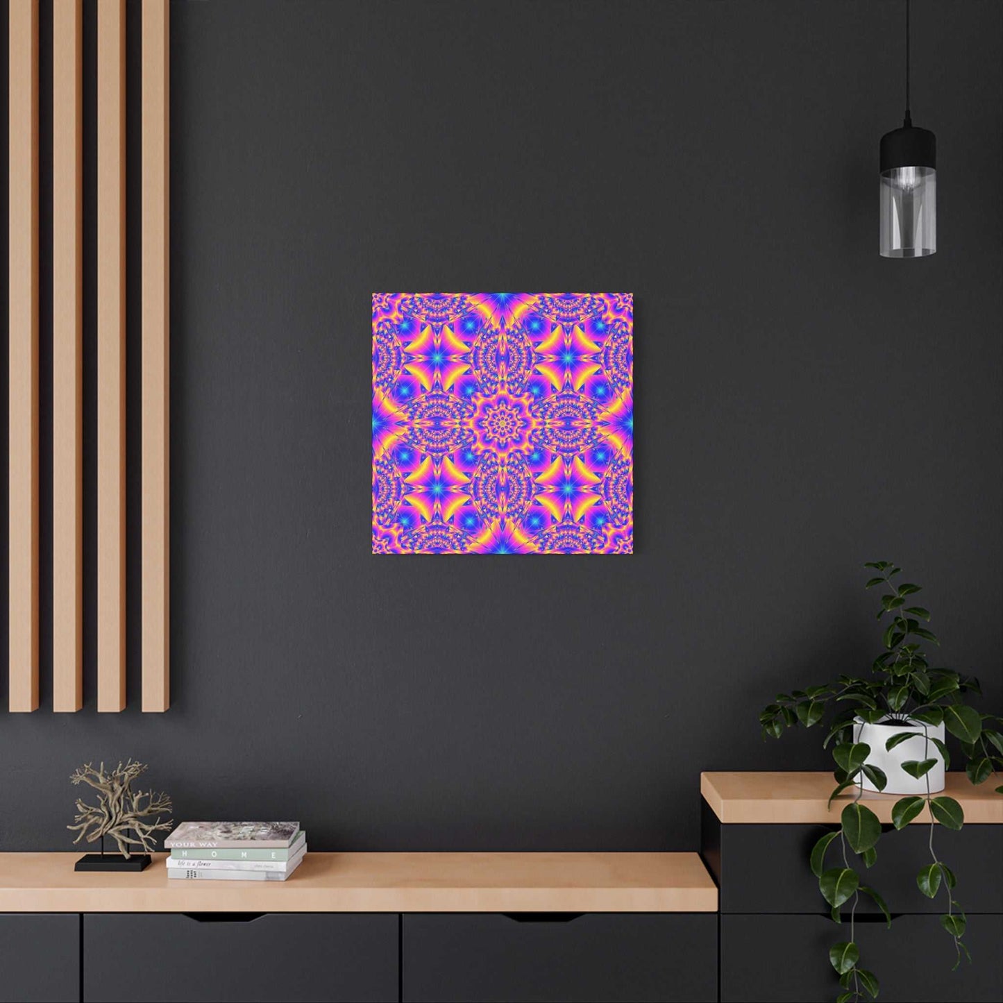 Psychedelic Kaleidoscope Canvas