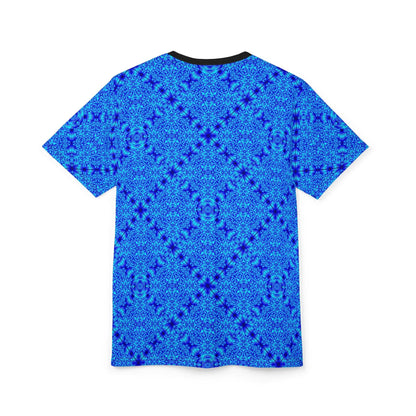 Blue Kaleidoscope All-Over Print Tee