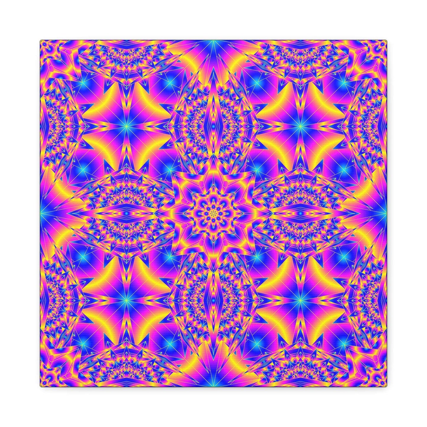 Psychedelic Kaleidoscope Canvas