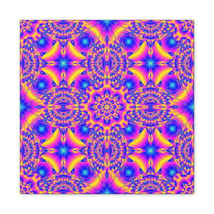Psychedelic Kaleidoscope Canvas