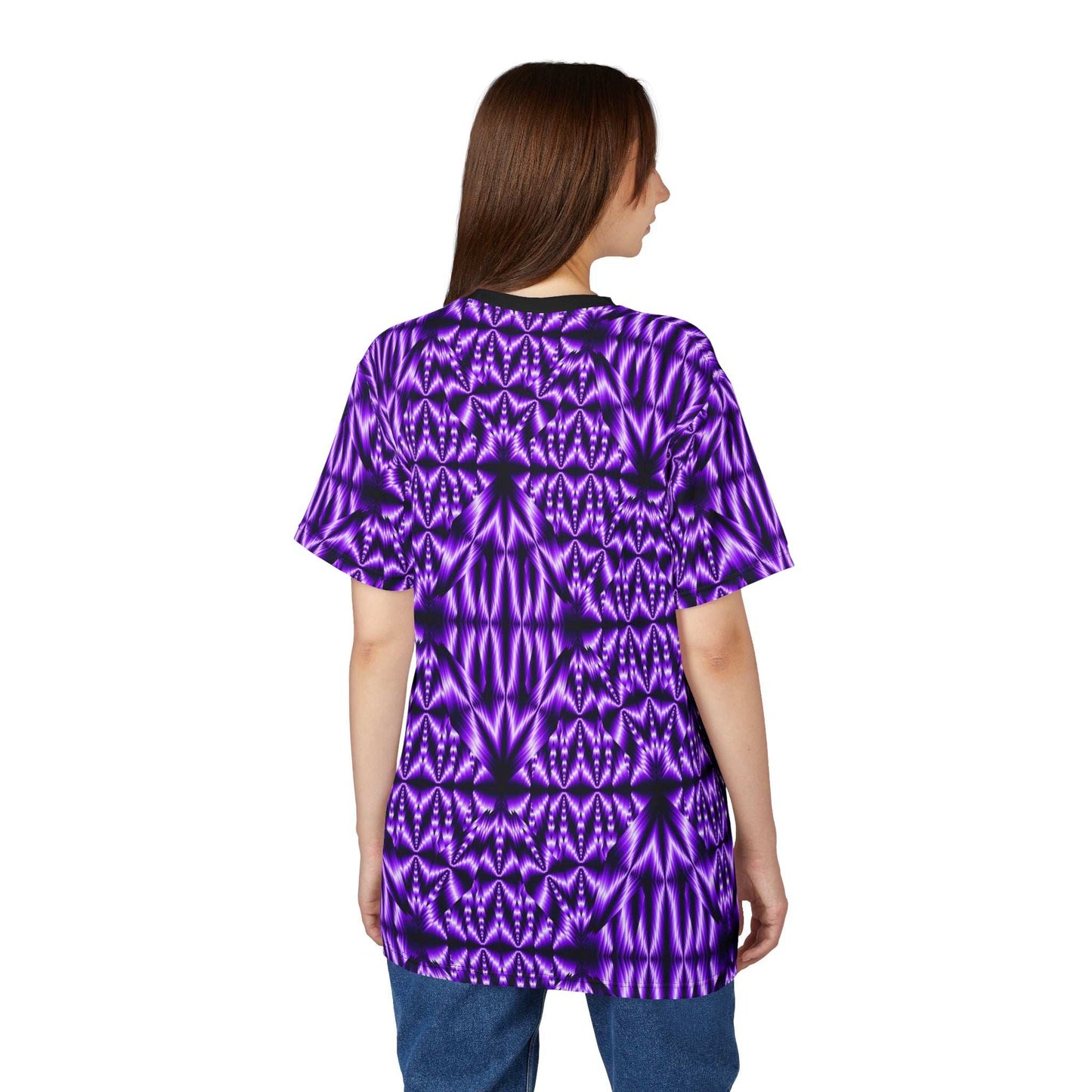 Purple Kaleidoscope All-Over Print Tee
