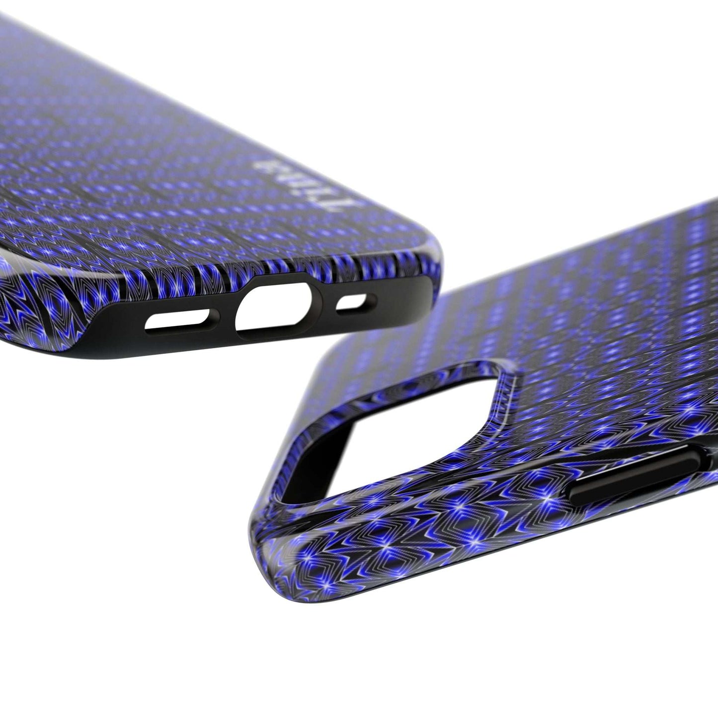 Personalized Blue Tribal Tough Phone Case — Custom Name Phone Case