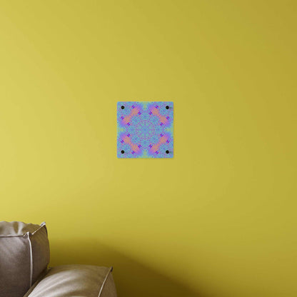 Acrylic Panel — Pastel Kaleidoscope Mandala Wall Art