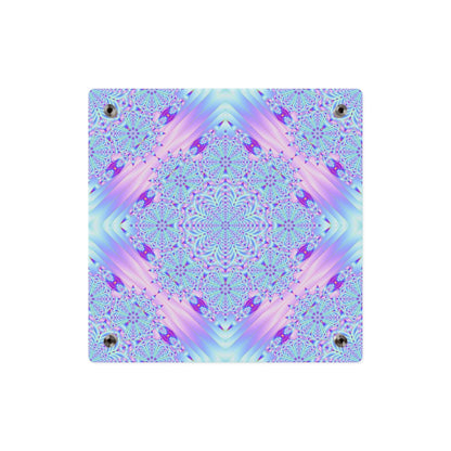 Acrylic Panel — Pastel Kaleidoscope Mandala Wall Art