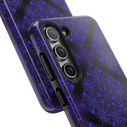 Blue Mandala Tough Phone Case — Protective Personalized Phone Cover
