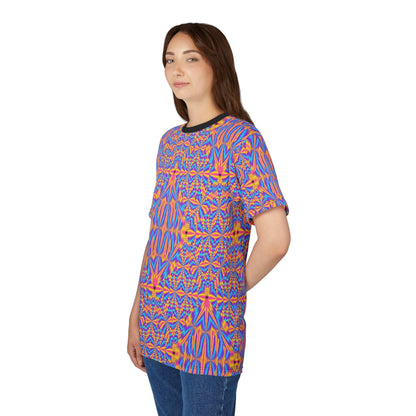 Psychedelic Kaleidoscope Tee — Vibrant All-Over Print Graphic T-Shirt