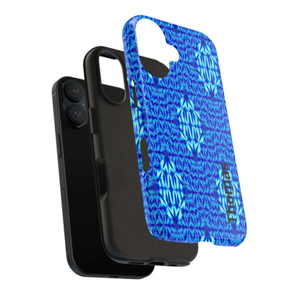 Blue Tribal Pattern Tough Phone Case
