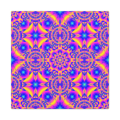 Psychedelic Kaleidoscope Canvas