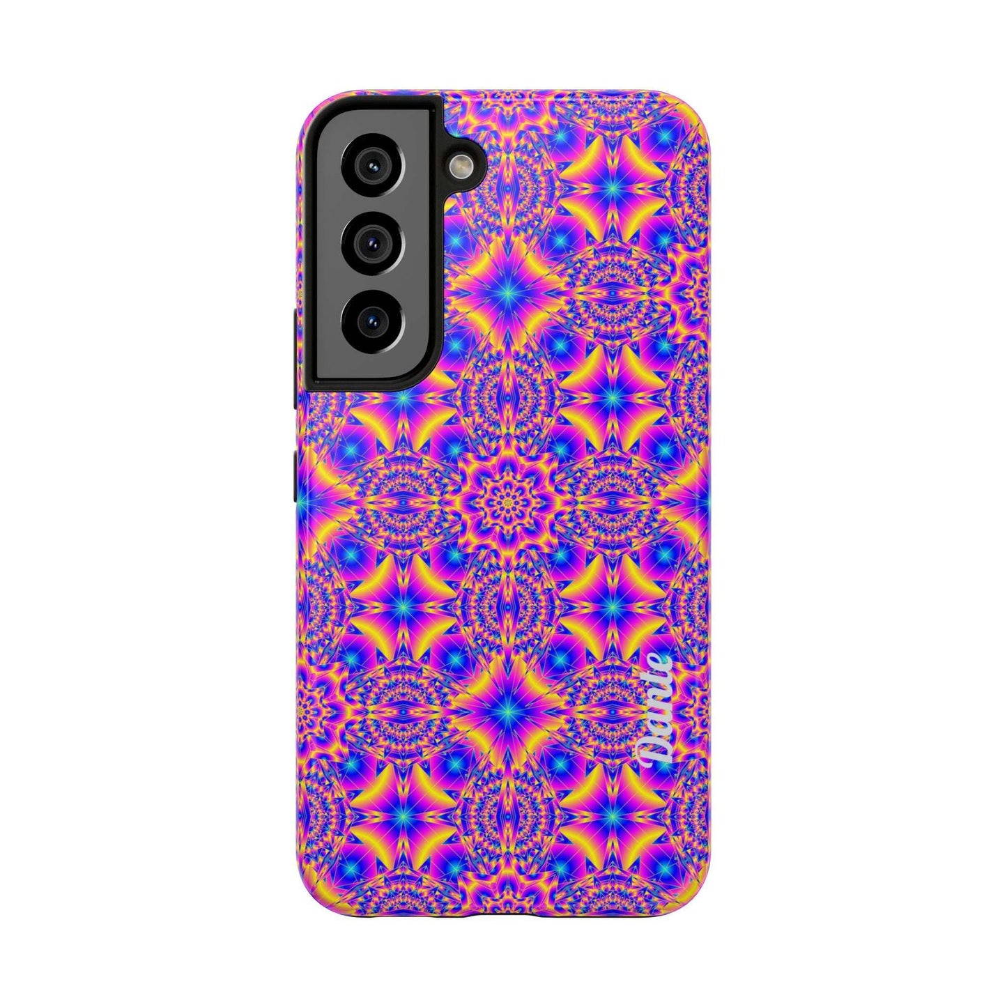 Psychedelic Kaleidoscope Tough Phone Case — Vibrant Geometric Pattern