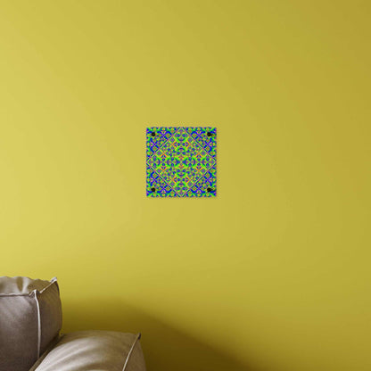 Psychedelic Kaleidoscope Acrylic Wall Art Panel