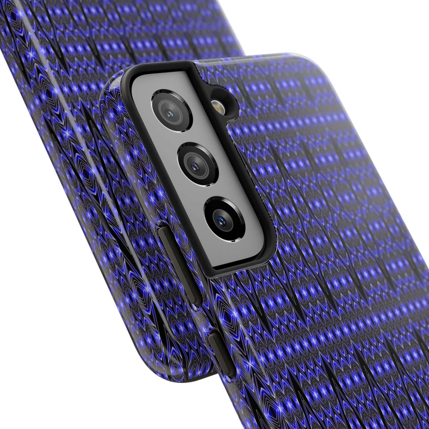 Personalized Blue Tribal Tough Phone Case — Custom Name Phone Case