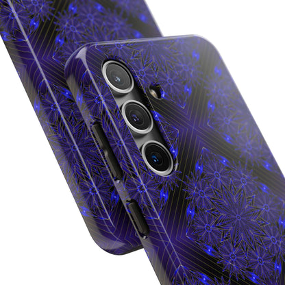 Blue Mandala Tough Phone Case — Protective Personalized Phone Cover