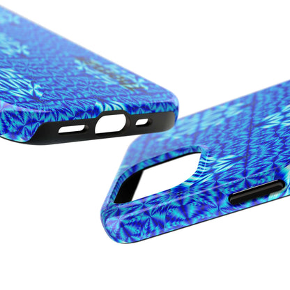 Blue Tribal Pattern Tough Phone Case