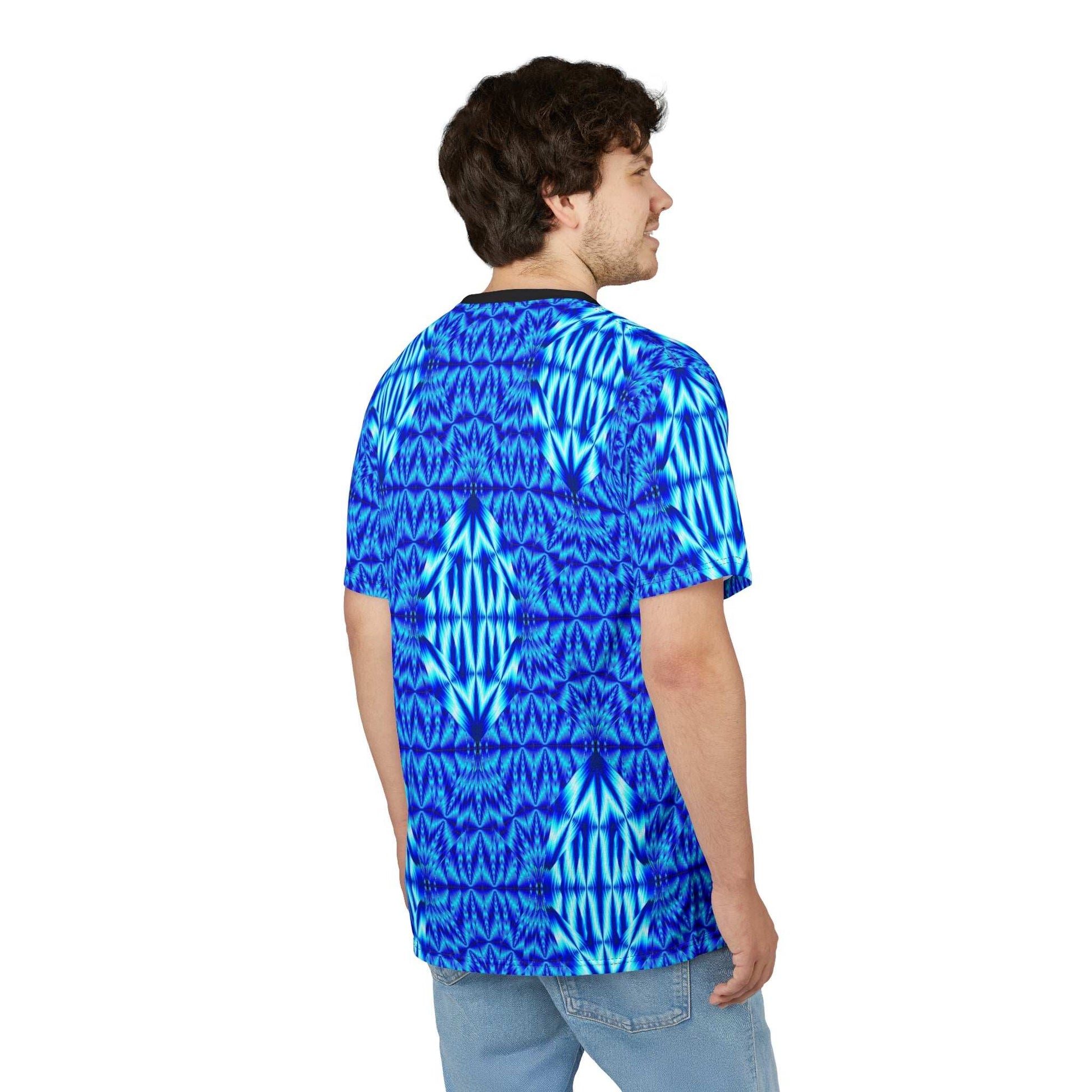 Blue Tie-Dye Kaleidoscope Tee