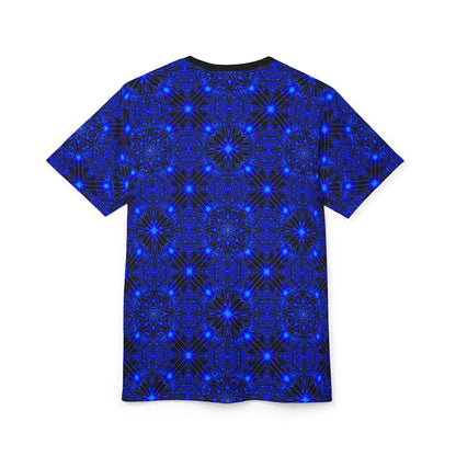 Blue Kaleidoscope All-Over Print Tee