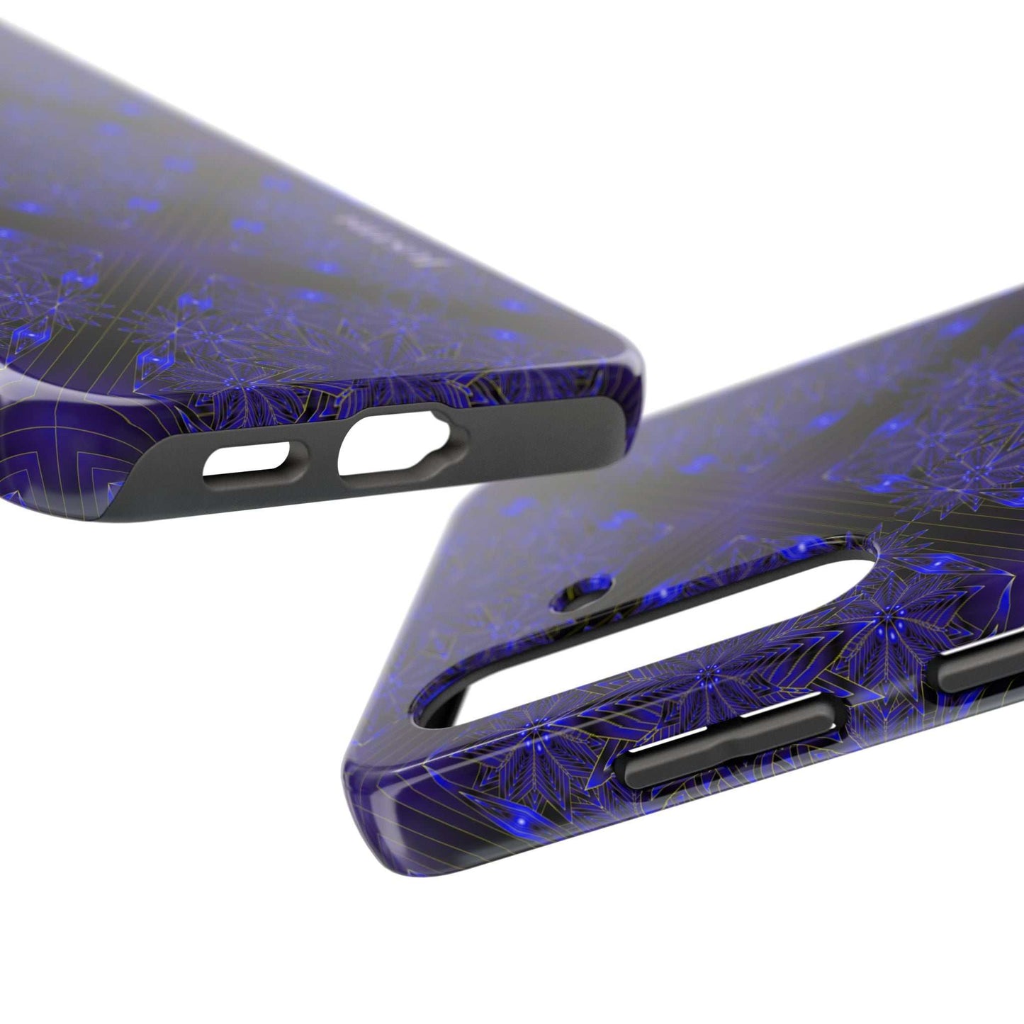 Blue Mandala Tough Phone Case — Protective Personalized Phone Cover
