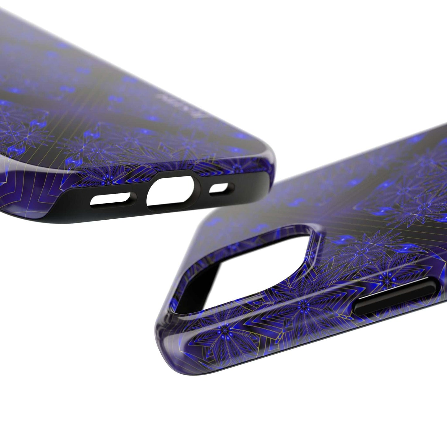 Blue Mandala Tough Phone Case — Protective Personalized Phone Cover