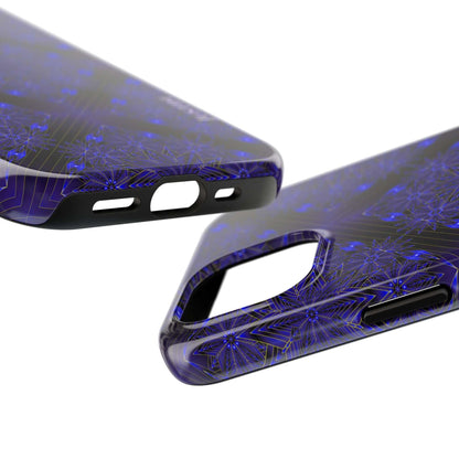 Blue Mandala Tough Phone Case — Protective Personalized Phone Cover