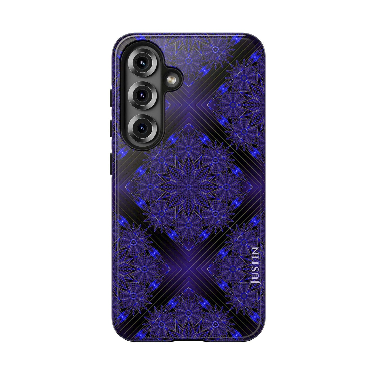 Blue Mandala Tough Phone Case — Protective Personalized Phone Cover