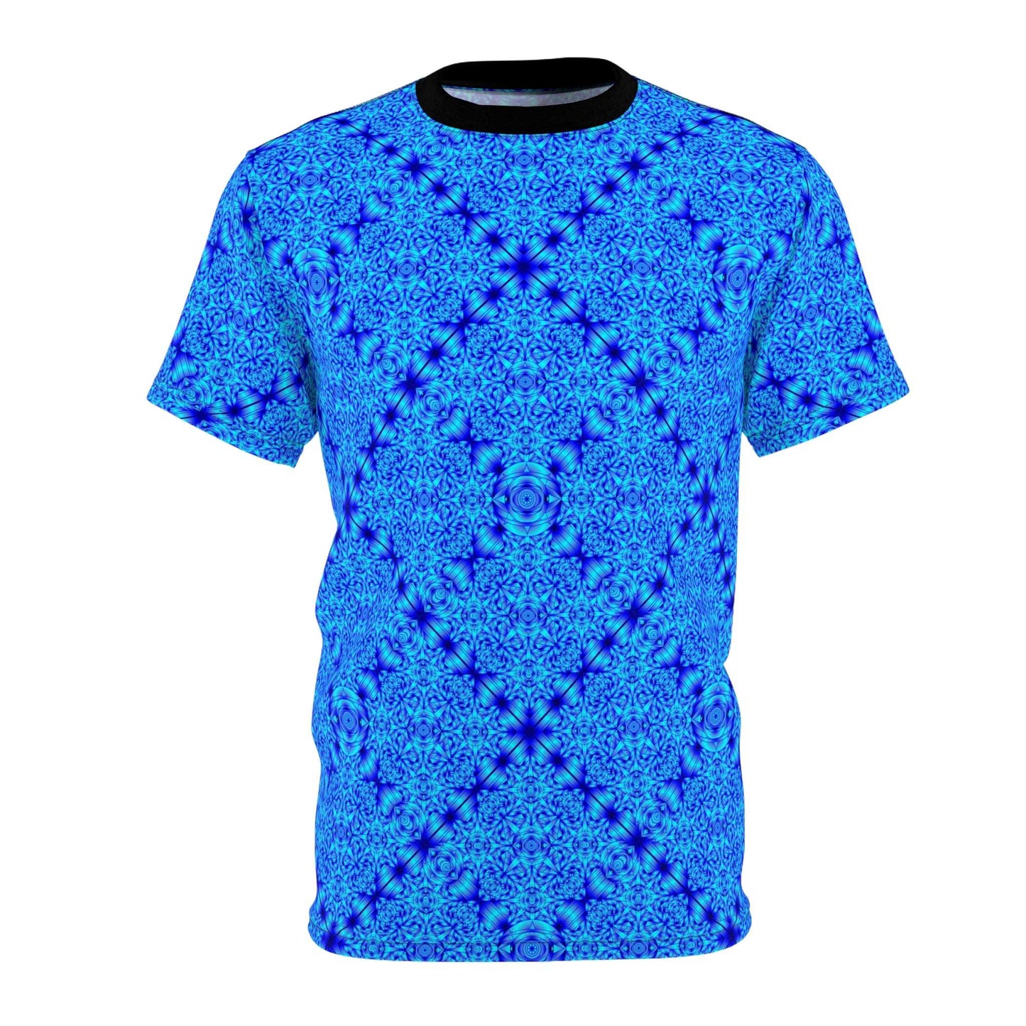 Blue Kaleidoscope All-Over Print Tee