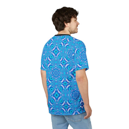 Blue Kaleidoscope All-Over Print T-Shirt
