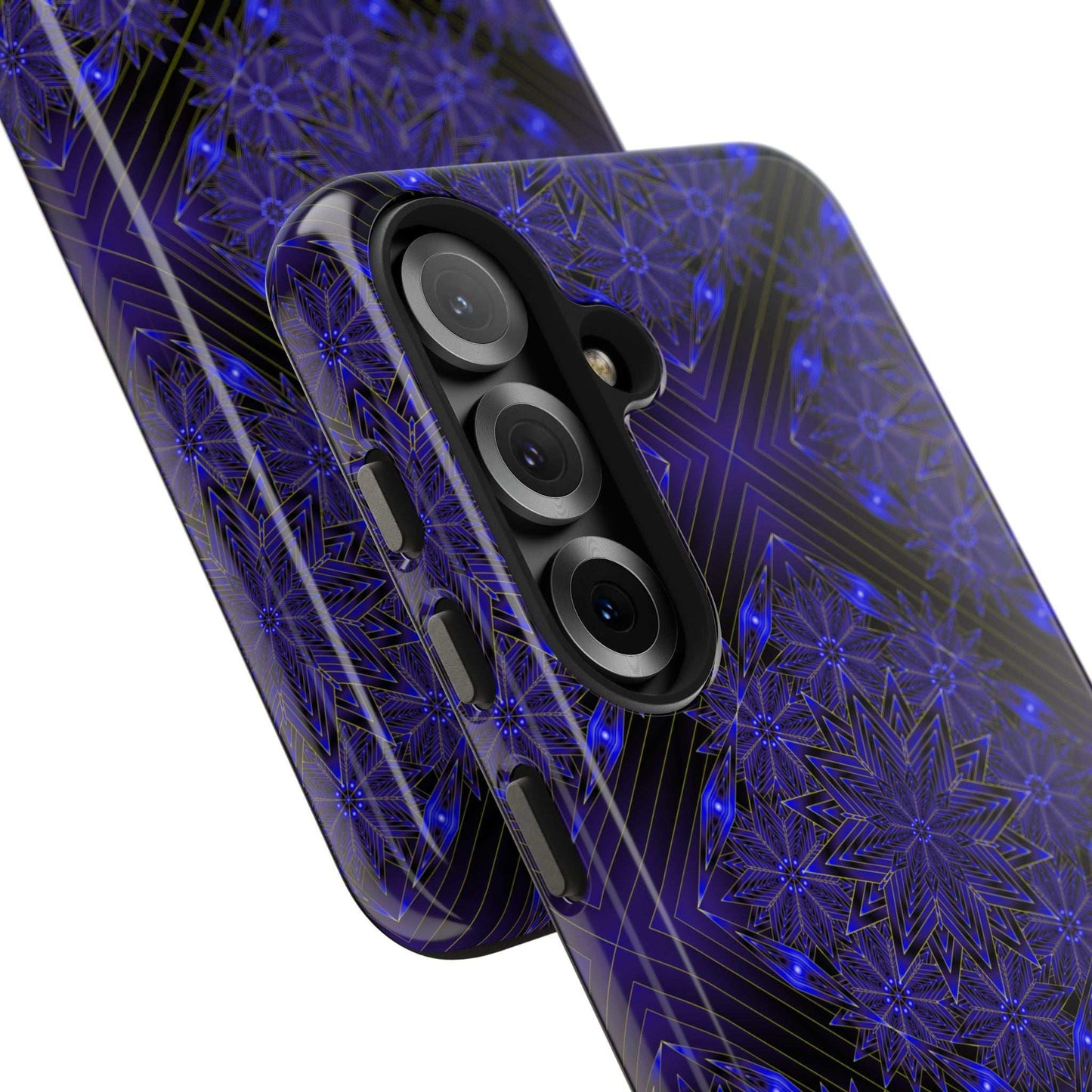 Blue Mandala Tough Phone Case — Protective Personalized Phone Cover