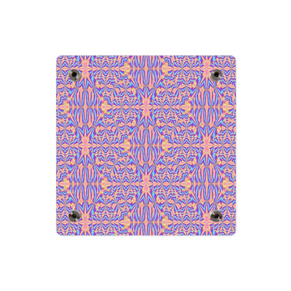 Acrylic Wall Art Panel — Pink & Blue Geometric Kaleidoscope