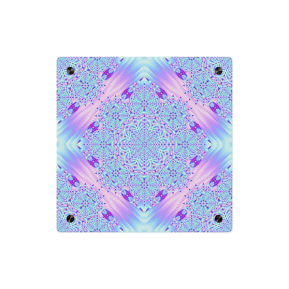Acrylic Panel — Pastel Kaleidoscope Mandala Wall Art