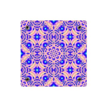 Acrylic Wall Art Panel — Vibrant Psychedelic Kaleidoscope Decor