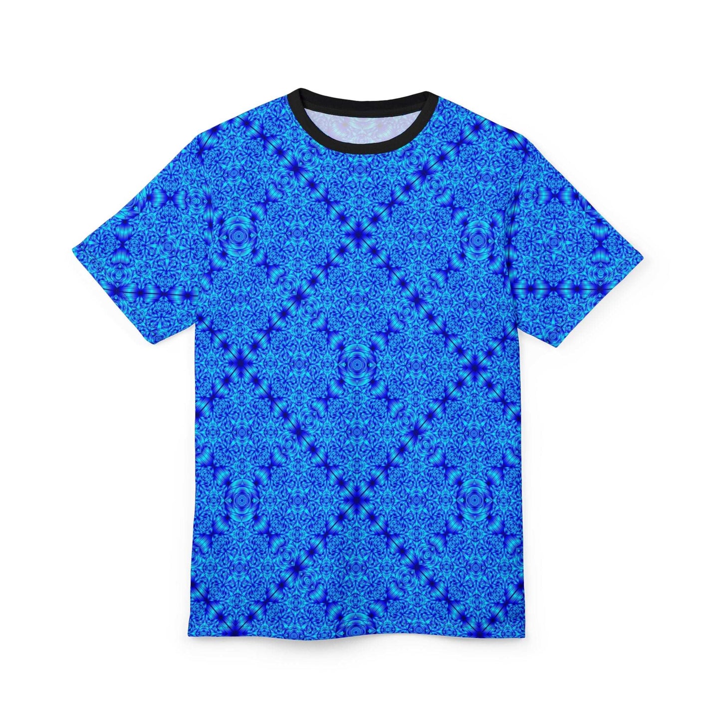Blue Kaleidoscope All-Over Print Tee