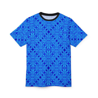 Blue Kaleidoscope All-Over Print Tee