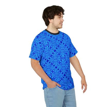Blue Kaleidoscope All-Over Print Tee