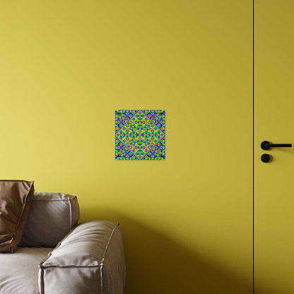 Psychedelic Kaleidoscope Acrylic Wall Art Panel
